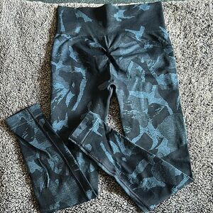 Gymshark Leggings Adapt Camo Seamless Blue